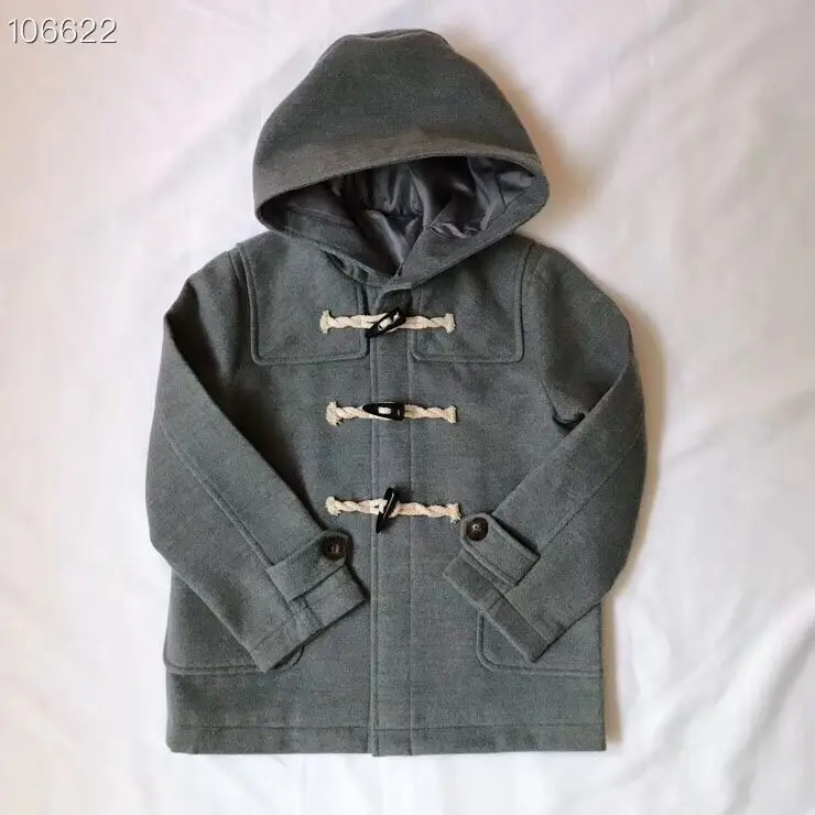 Kids hooded Overcoat For Outerwear Fashion Winter Thick Coat Clothes size in 2-14Y |