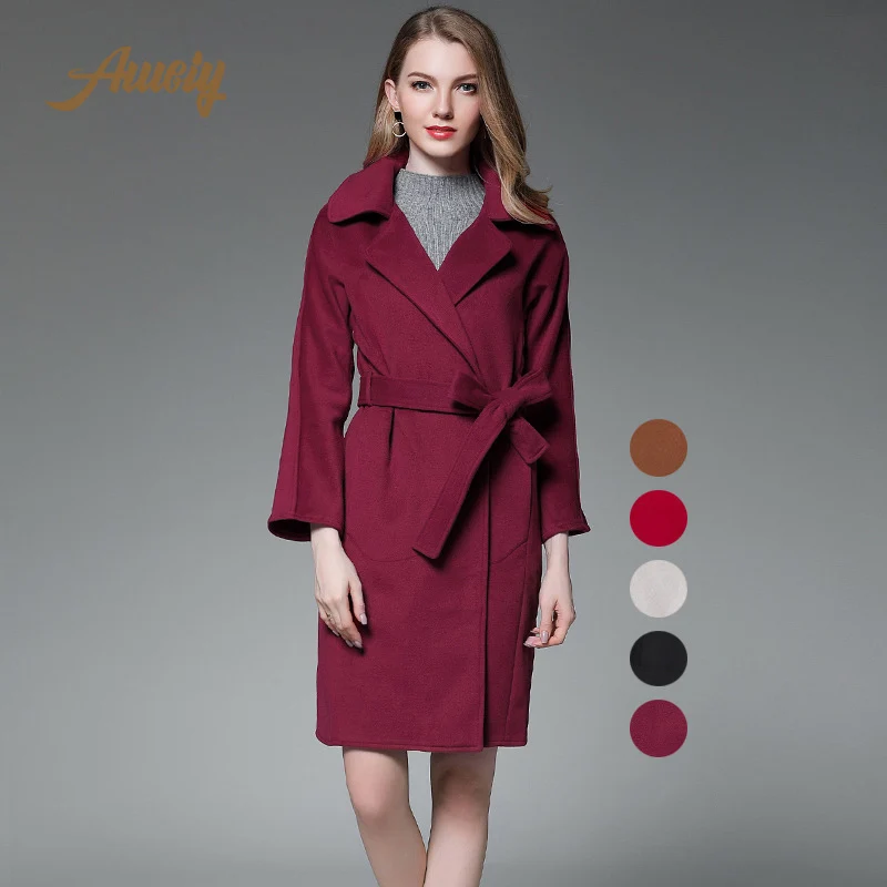 Abrigos Mujer Elegante свободное удлиняющее Женское пальто с поясом Приталенный кардиган Тренч длинное пальто женские топы и блузки