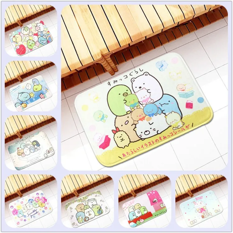 IVYYE 38x58 см Sumikko gurashi стиль аниме коврик для украшения дома ковры для спальни коврики для ванной плюшевые коврики коврик для двери подарки Новинка