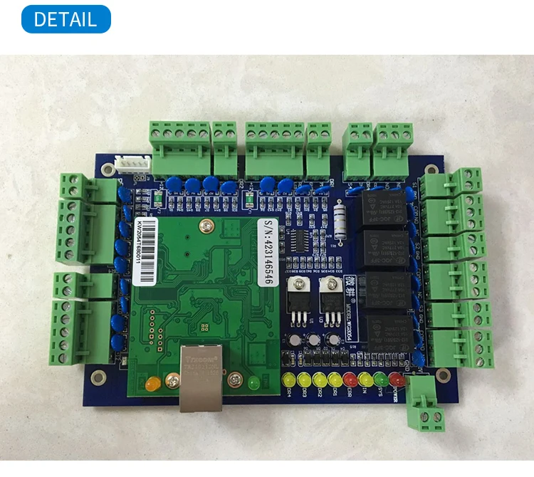 Четырехдверный Wiegand Reader панель управления доступом к сети плата программного обеспечения протокол связи TCP/IP