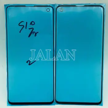 

2pcs s10 mobile phone parts lcd display screen glass replacement g973 front out glass panel