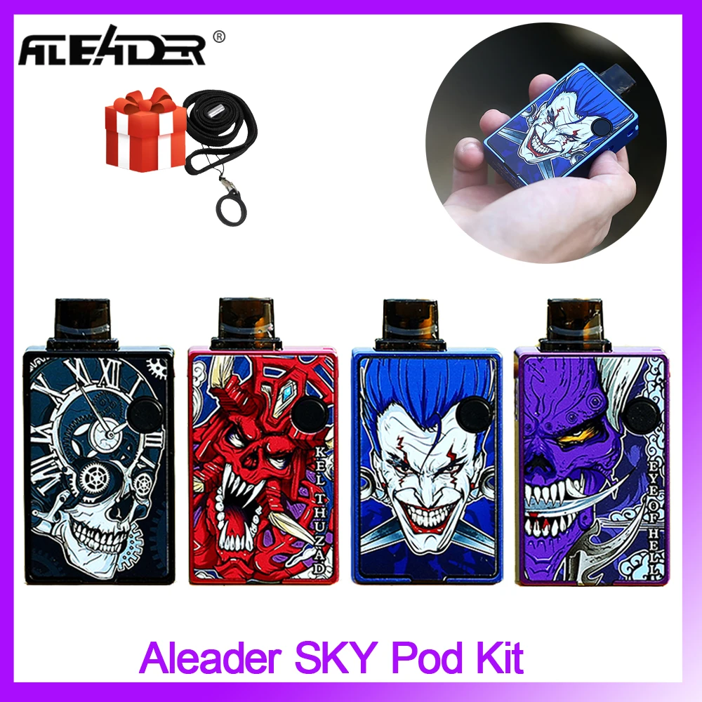 Оригинальный Aleader SKY Pod Vape комплект 1000 мА/ч Батарея 2 5 мл Системы Electronci электронная