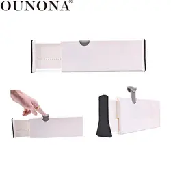 OUNONA 4 шт. выдвижной разделитель для ящиков белая пружинная Выдвижная разделительная доска для хранения ящиков для дома