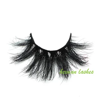 

Hexuan 5D Big Dramatic Mink Eyelashes 25mm Length Fast Shipping