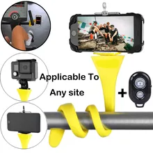 Для tiktok Live MOST selfie мобильный силиконовый держатель телефона пульт дистанционного управления 360 градусов гибкий подходит для любого сайта