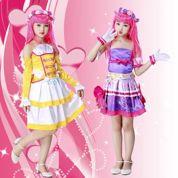 

Girls Sweet Cosplay Costumes Princess Halloween Anime Role Play Dresses with Wig for Carnival Party Performance Dance Props Gift