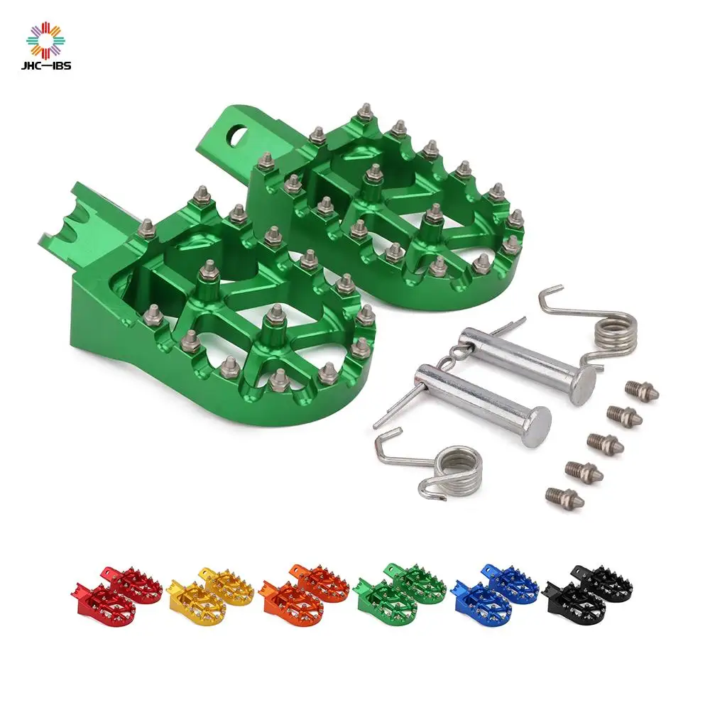 Motorcycle Aluminum Universal CNC Colorful Footpeg Footrest Foot Pegs For HONDA CRF XR 50 70 110 M2R SDG DHZ SSR KAYO Pit Bike
