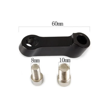 

Universal 10mm CNC Motorcycle Expansion Rack Rear View Mirror Mount Risers Extenders Adapters Motorbike Holder Stand