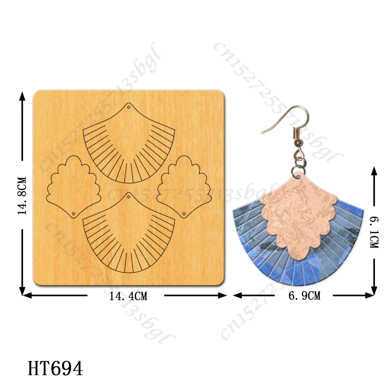 Earring Cutting dies New Die Cutting And Wooden Mold, Suitable