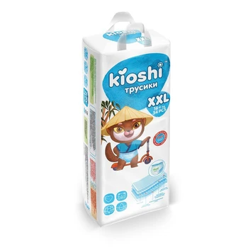 

Diapers panties KIOSHI XXL 16+ kg, 34 pcs 5111149