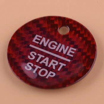 

Engine Start Stop Switch Button Sticker Cover Fit For Ford F-150 Escort Edge Mondeo Focus Everest Taurus Explorer Red