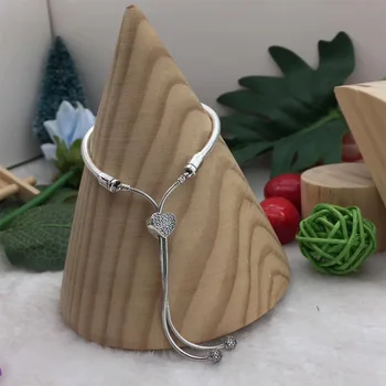 

PDB SL High Quality Original 598699C01 with Bracelet 925 Silver Temperament Simple Female Suitable for DIY Charm Free Shipping