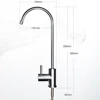 Zinc Alloy Ro Drinking Water Filter Faucet Reverse Osmosis System Spout Tap 1/4 Inch Kitchen Water Filter Faucet 6