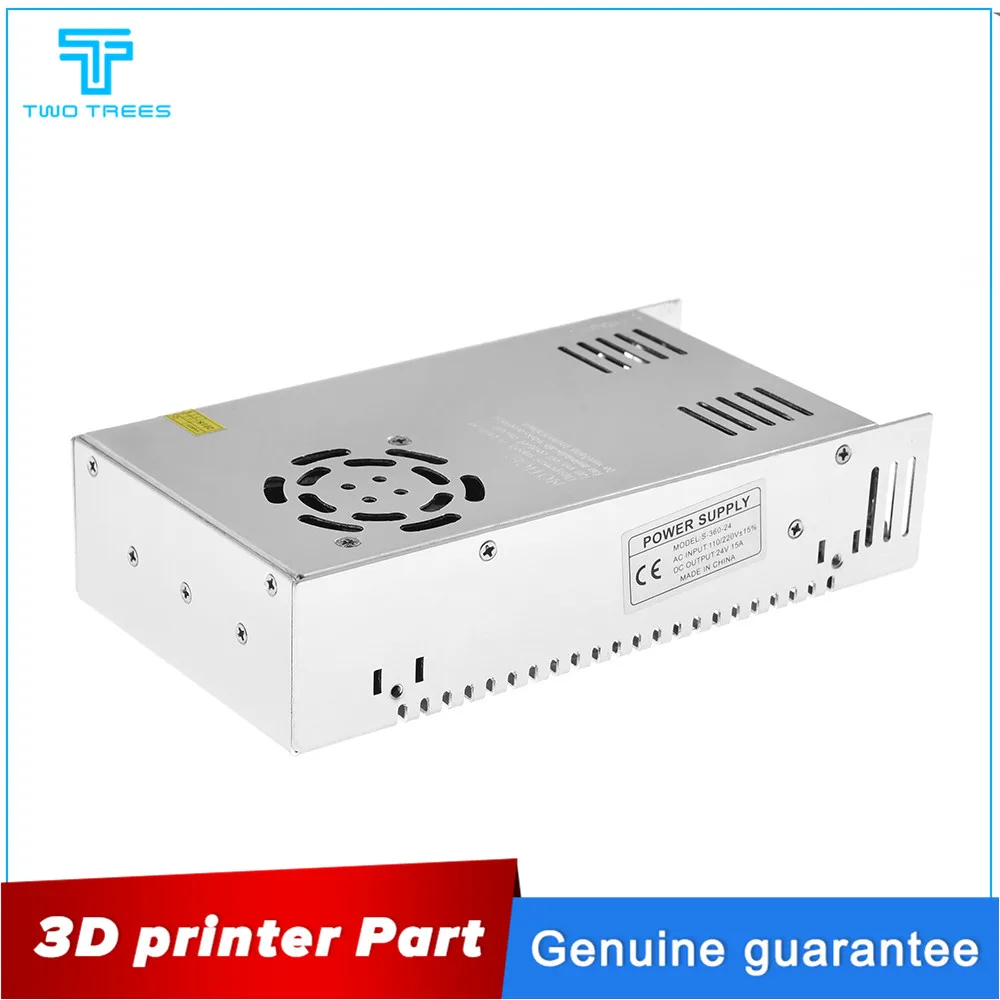3D блок питания принтера 24V 15A 110V 220V к DC 12V 24V 15A 20A 30A 360W CCTV/led полосы питания адаптер