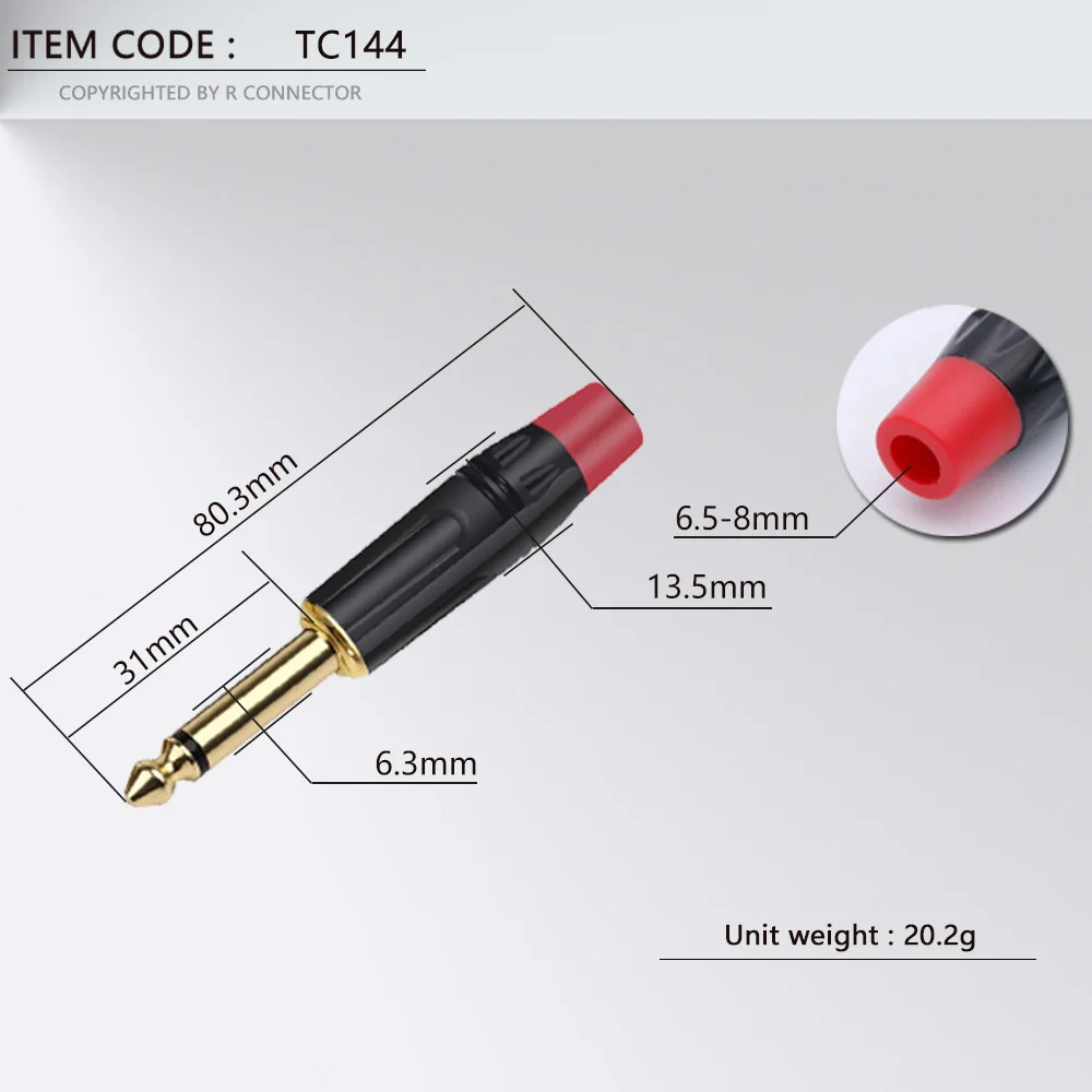 pecas tomadas mono macho conector de latao banhado ouro tamanhos 03