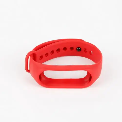 Красочные для фитнеса часы Спорт издание ремешок для M3S Смарт часы сменный ремешок на запястье силиконовый Смарт Браслет аксессуары - Цвет: Красный