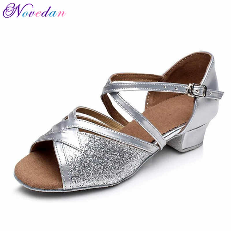 Children Ballroom Dance Shoes Kids Child Girl's Latin Modern Sneakers Dance Shoes Soft Girls Shoes Salsa Tango Dance Shoes 5