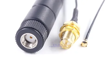 

5 sets DECT Omni 1.9GHz Antenna Reverse Polarity SMA Connector Cable male to uFL/u.FL/IPX/IPEX Connector Adapter RG1.13 RP-SMA-K