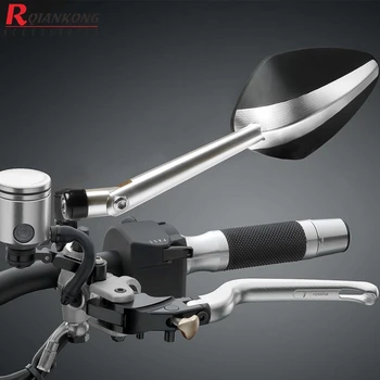 

Universal Motorcycle Accessories Rearview Mirrors Back Side Mirror For YAMAHA ybr 150 t-max 500 fz03 SUZUKI intruder bandit 1200