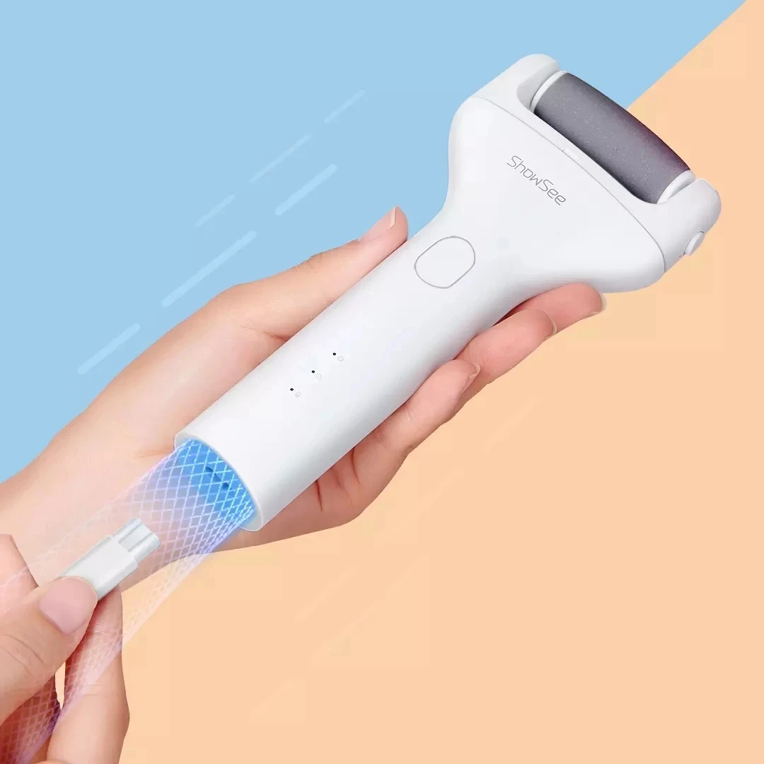 YOUPIN Showsee Electric Foot Callus Remover Foot File Pedicure Machine Waterproof Home Pedicure Kit Removedor De Callos 3