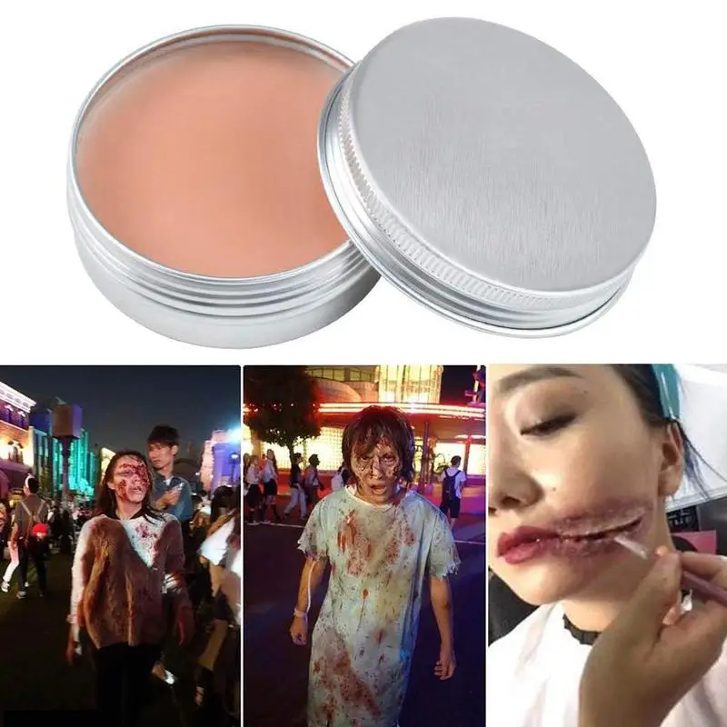 

Wound Modeling Scar Makeup For Halloween Festival Stage Special Effect Wax Scar Body Paint Cosmetics Makeup