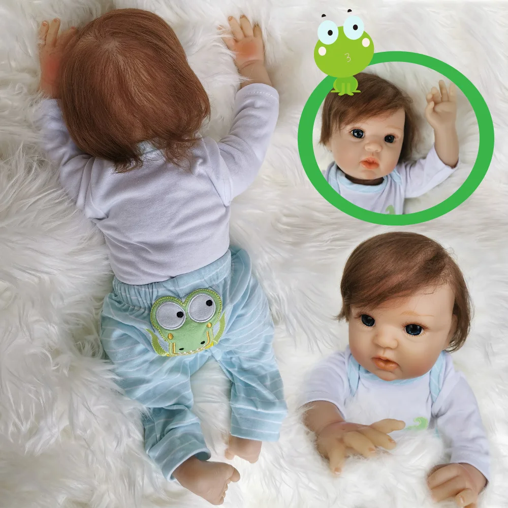 soft body silicone babies sale reborn baby dolls toys 20inch reborn girl toy boy doll new gift for children birthday new year