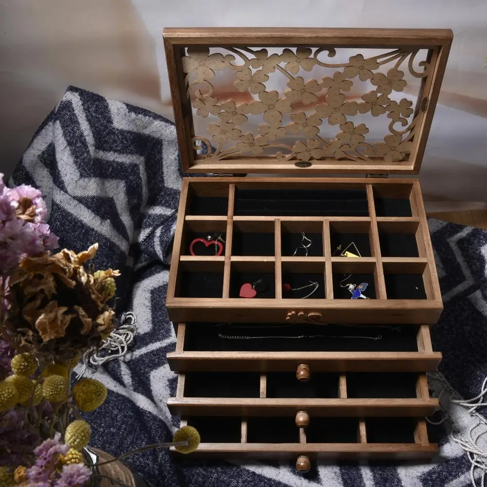3 слойные ювелирные изделия в виде вишен ящик для хранения деревянных ювелирных