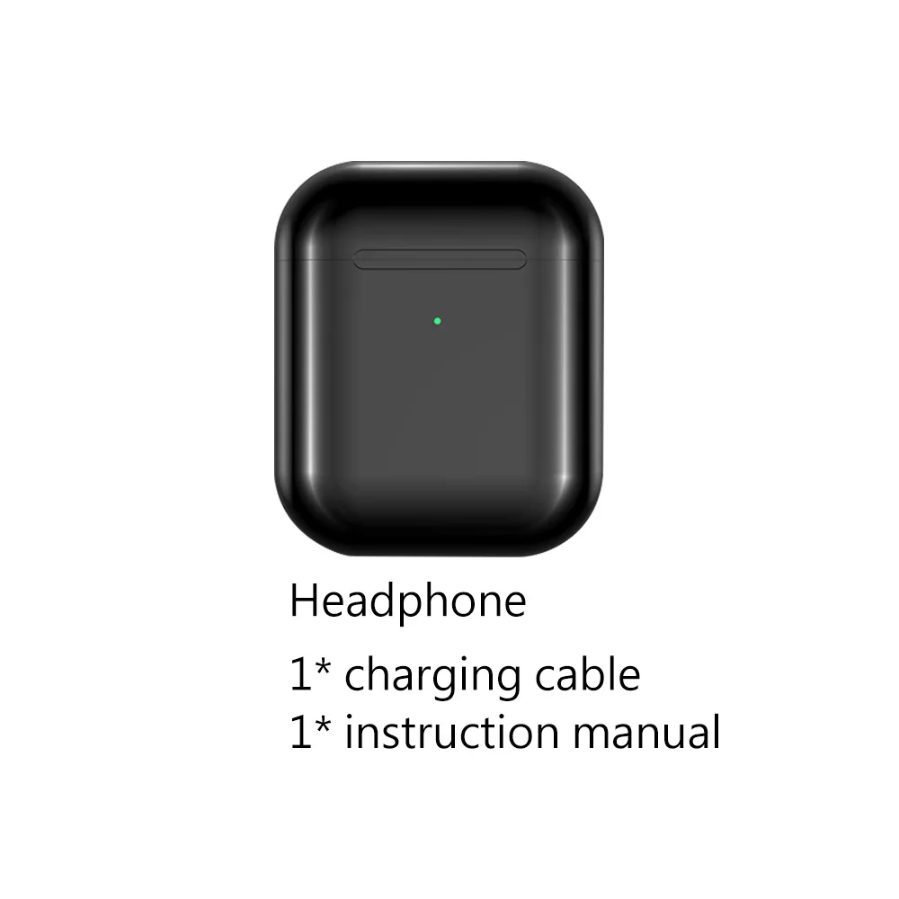 i10000 black I10000 TWS bluetooth беспроводные наушники смарт-датчик гарнитура pk i11 i12 i100 i200 i500 i800 i900 i1000 i9000 наушники - Цвет: i10000 black