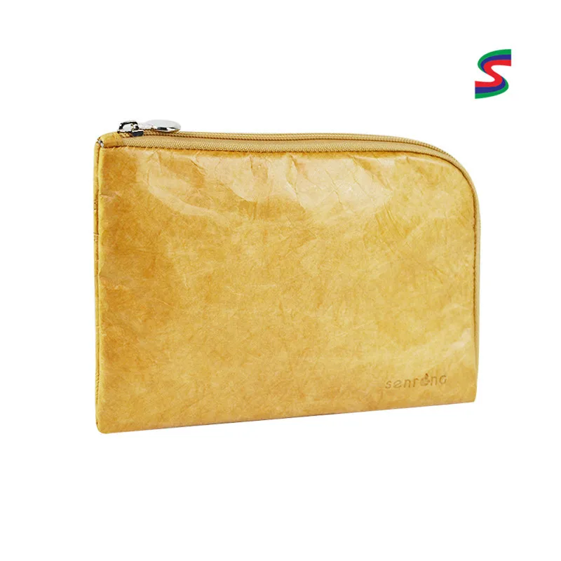

Customizable DuPont Paper Digital Storage Bag 2019 Short Wallet Flat Zipper Bag Camera Mobile Phone Earphone Bag