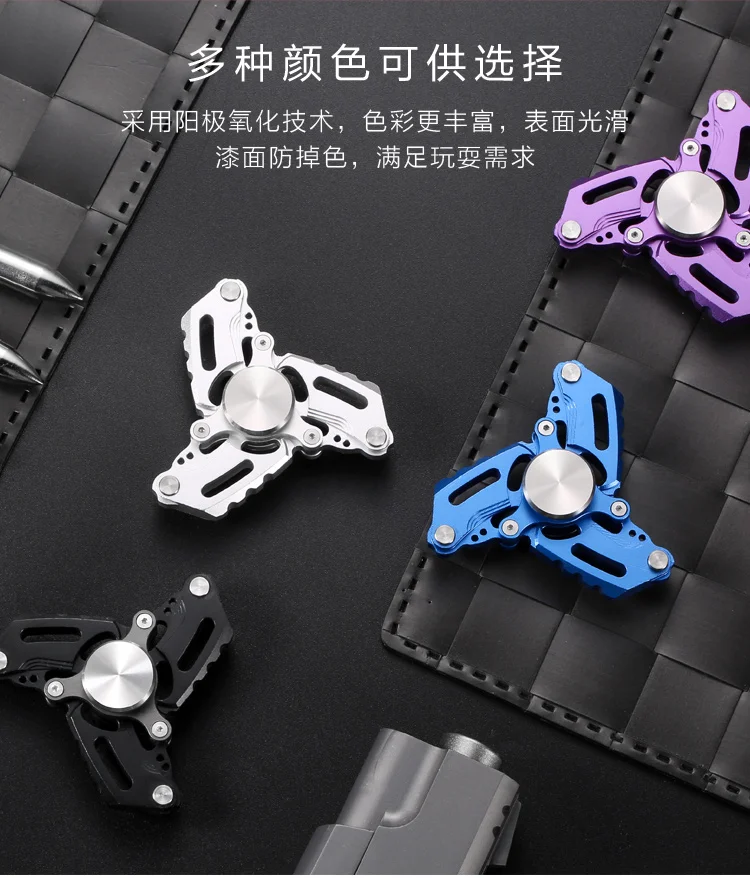 Ручной Спиннер Расширенный Trefoil EDC вращающийся ручной Спиннер аутизм СДВГ пальчиковые игрушки хобби для взрослых Спиннеры фокус снятие стресса E