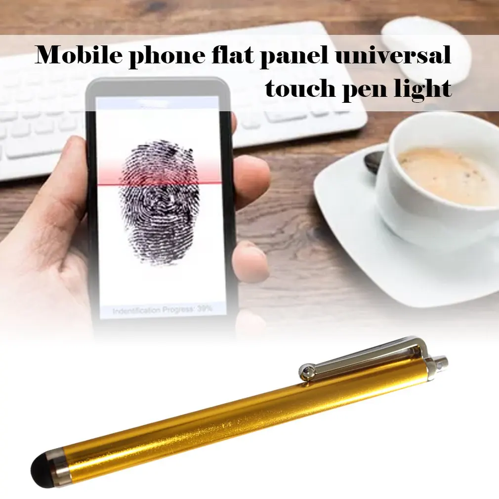 1 шт. емкостный сенсорный экран Стилус для IPhone IPad IPod Сенсорный Костюм для другого смартфона планшета металлический стилус карандаш