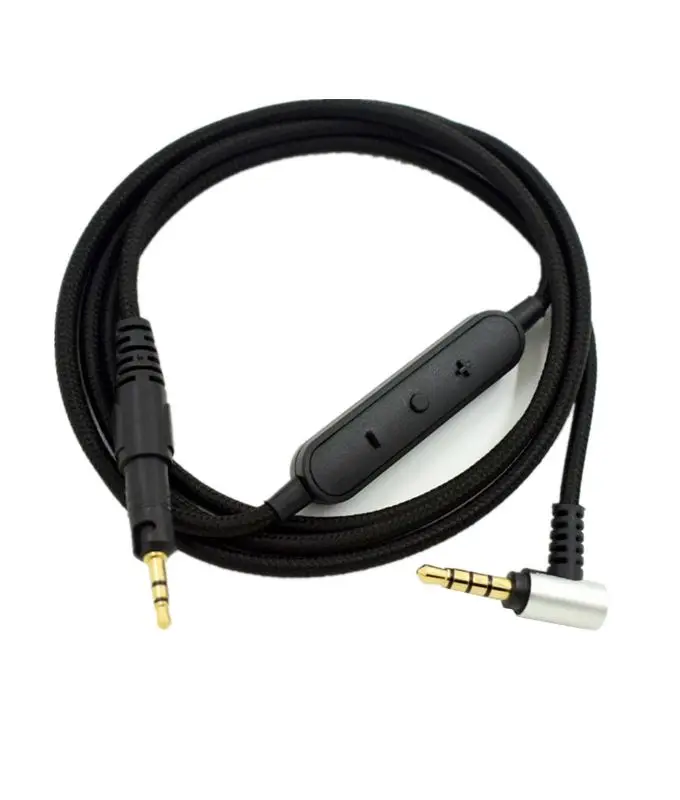 Тканый аудио кабель провод-контролируемый кабель для наушников HD598 HD518 ATH-M50X M40X