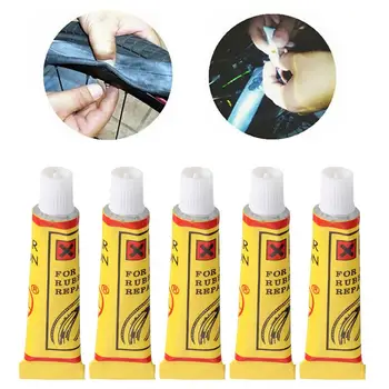 

5Pcs Bike Bicycle Tire Inner Tube Patches Glue Rubber Puncture Repair Tools