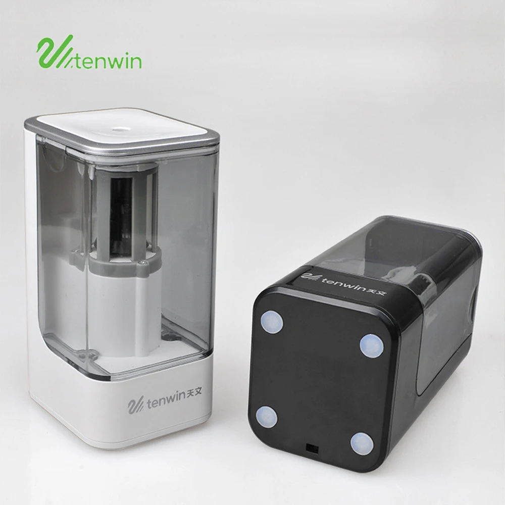 

2019 New Automatic Pencil Sharpener Plug And Play Small Size Portable Pencil Sharpener Stationery Home Office School Supplies