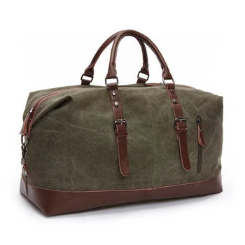 

2020 Fashion Casual Large Capacity Men Travel Bags Male Outdoor Weekend Canvas Vintage Bags High Quality Duffle Bags