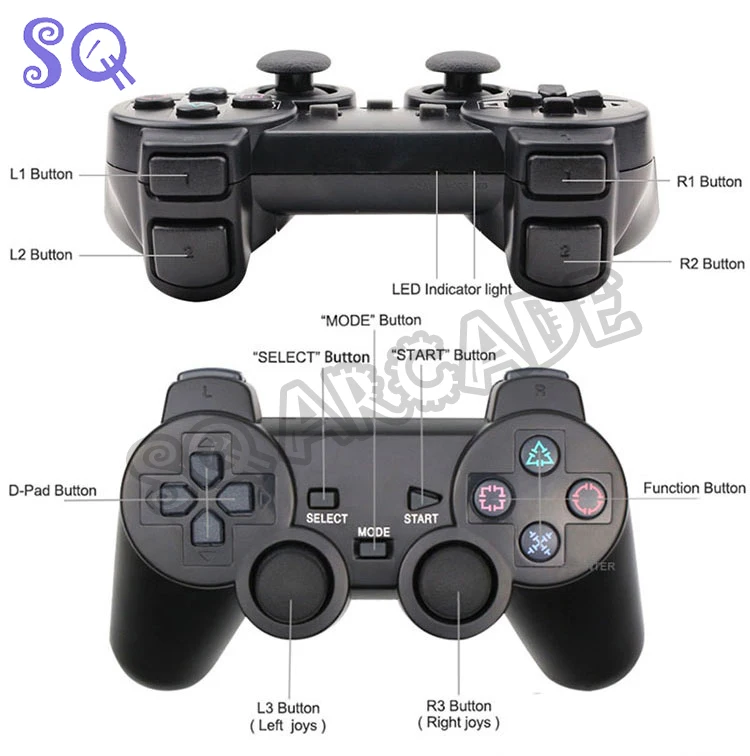 PS2、ワイヤレスコントローラー、 PS2 ワイヤレスコントローラー (プレステ2で使える2.4Ghz無線