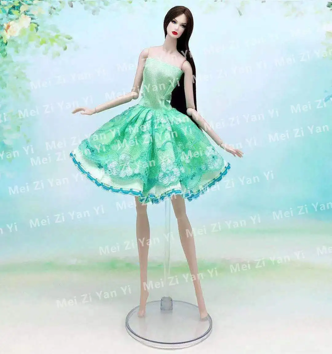 case for barbie doll clothes Princess dress trailing wedding bride marriage dress for barbie accessories toys house ornaments