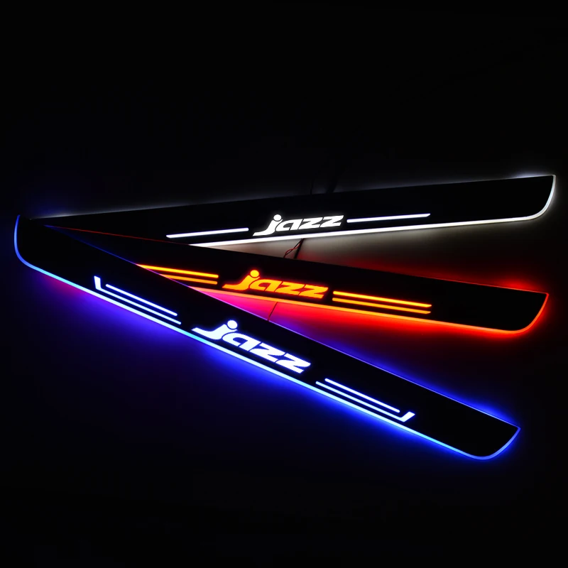 Светодиодный светильник с накладкой на педаль для Honda Civic City Accord CRV Cbr Crf Jazz Forza Fir 1985- дверные пороги