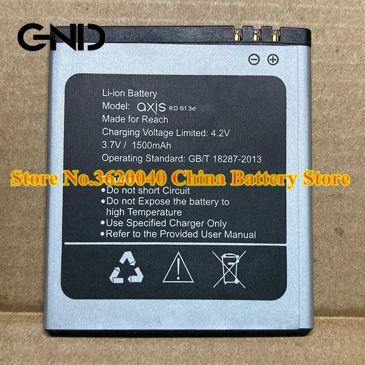 GND 3.7V 1500mAh axis RD 61 3e Replacement Battery For REACH mobile phone new Li-ion bateria Li-Polymer Batteries | Мобильные