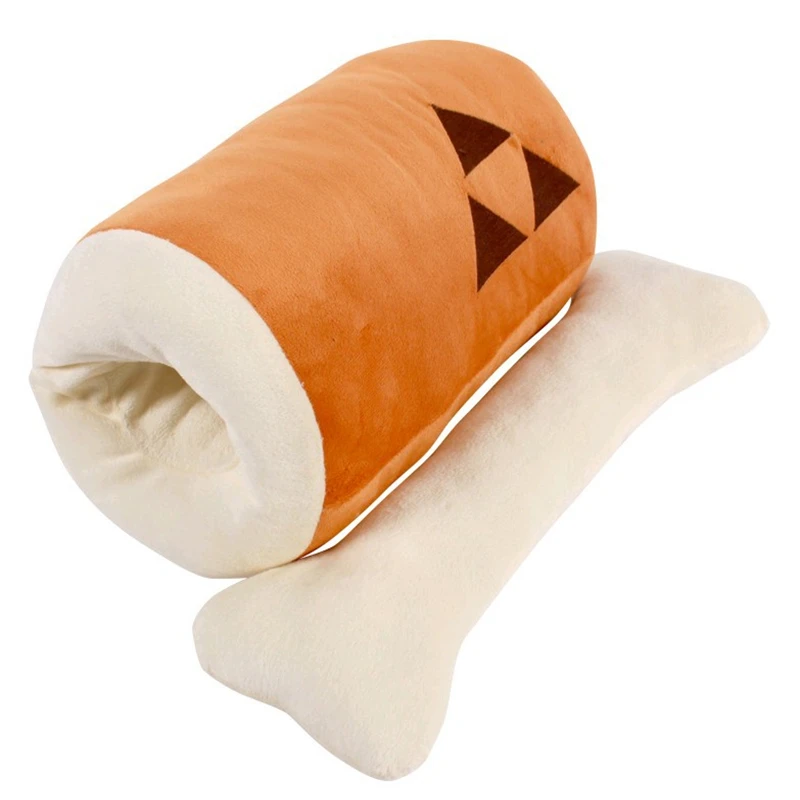 Lovely Hot New 45CM Monster Hunter Huge Grilled Meat Pillow Plush Barbecu with Big Bone Stuffed Toy direct manufacturer household meat mincer slicing knead dough with multi function