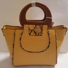 Горячая Распродажа модные сумки женские сумки дизайнерские сумки с деревянной ручкой для женщин сумка из искусственной кожи сумки через плечо