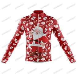 Festive Long Sleeve Men's Cycling Jersey - 16 Unique Styles - S (Long sleeve)