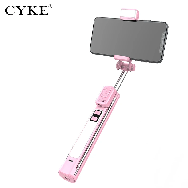 CYKE a18 80 см Bluetooth пульт дистанционного управления селфи-палка растягивающаяся удлиненная перезаряжаемая селфи-Палка для xiaomi Apple