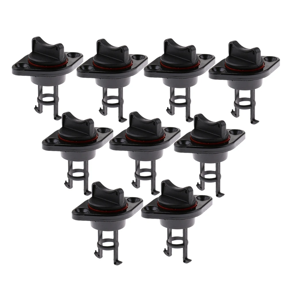 9x Marine Boat Canoe Nylon Fiber Drain Plug Replacement Fits 25mm