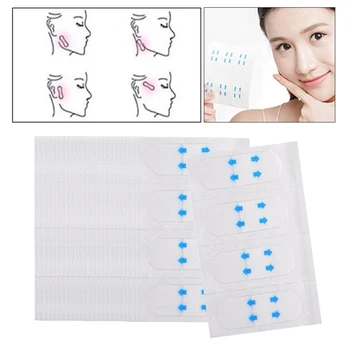 

40/100 Pcs Invisible Thin Face Stickers Face Facial Line Wrinkle Sagging Skin V-Shape Face Lift Up Fast Chin Adhesive Tape