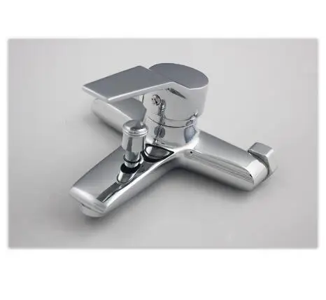 Only faucet body Vidric настенный смеситель для ванны смеситель для ванной в форме водопада латунь хромированная отделка для ванны смеситель для душа смеситель для горячей и холодной воды FYB011 - Цвет: Only faucet body