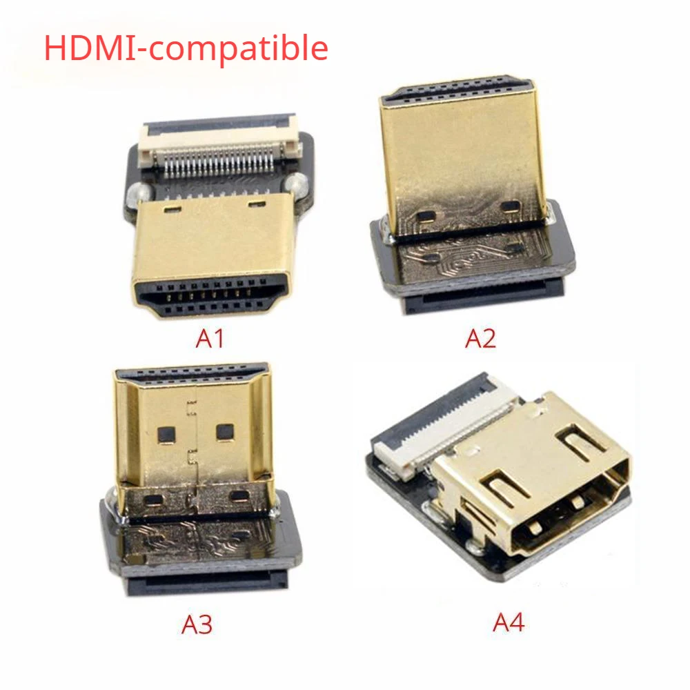 Hdmi-compatível com Luz Ultra Fina Hdmi Flat Ribbon 5cm Curto Flexível Cabo Flexível Mini Hdmi do Cabo Compatível Ultra Fino ao Micro Fio da Fita de Hdmi 10cm a2 Series Fpc Ffc Hdcord Curto Super Fpv Liso Ultra Fino - Imagem 6