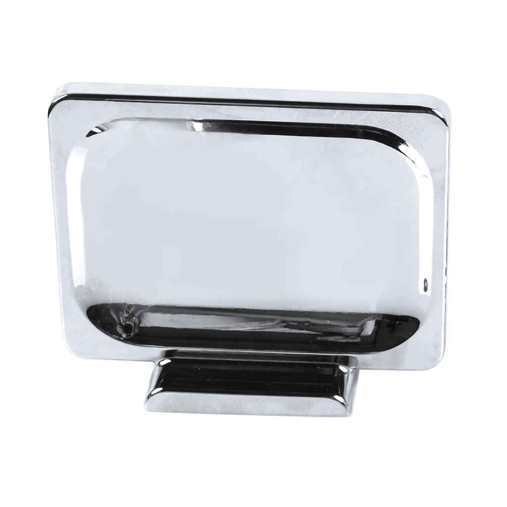 Bathroom Accessory Set Toothbrush Holder and Soap Dish - Wall Mounted -- Chrome Plated Finish, All Metal Construction