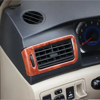 

Peach Wood Gear Air Outlet Steering Wheel Window Decorated Frame For Toyota Corolla 2007 08 09 10 11 12CAA268A