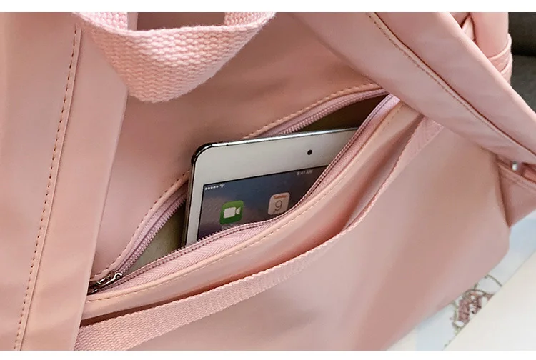 Soft Rucksack PU Leather Backpack for School Girls 2019 Women Backpack Preppy Style Back Bag Big Capacity Pink College Backpacks (12)